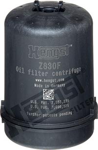 Hengst Filter Z830F D253 - Масляний фільтр autocars.com.ua
