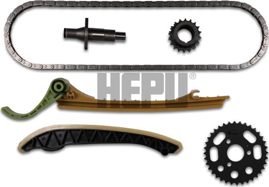 Hepu 21-0054 - Комплект ланцюга приводу распредвала autocars.com.ua