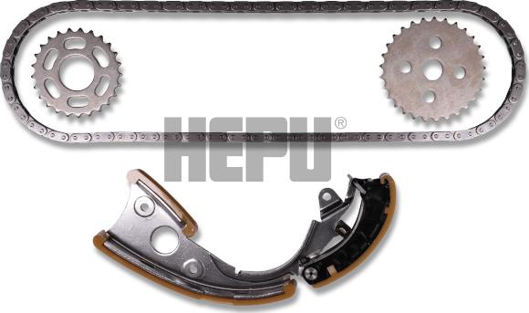 Hepu 21-0354 - Комплект ланцюга приводу распредвала autocars.com.ua