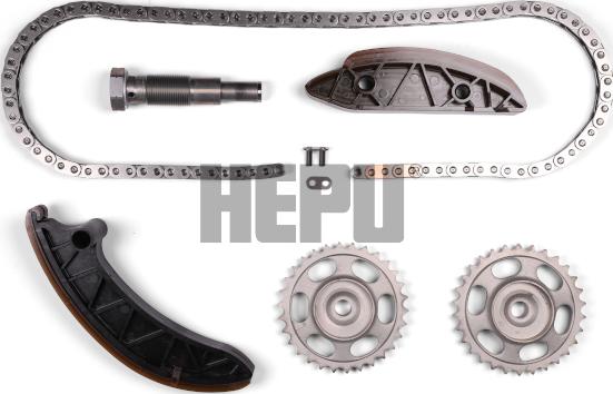 Hepu 21-0383 - Комплект ланцюга приводу распредвала autocars.com.ua