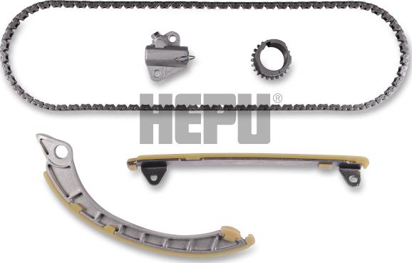 Hepu 21-0444 - Комплект ланцюга приводу распредвала autocars.com.ua