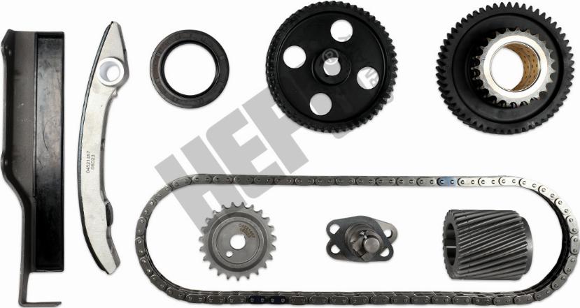 Hepu 21-0452 - Комплект ланцюга приводу распредвала autocars.com.ua