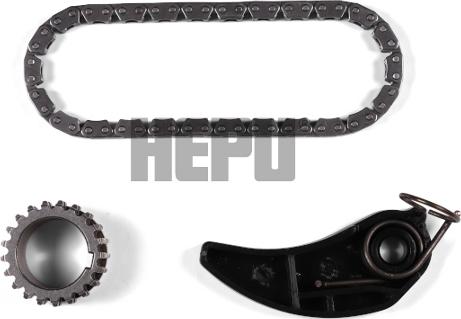 Hepu 21-0590 - Комплект ланцюга, привід масляного насоса autocars.com.ua