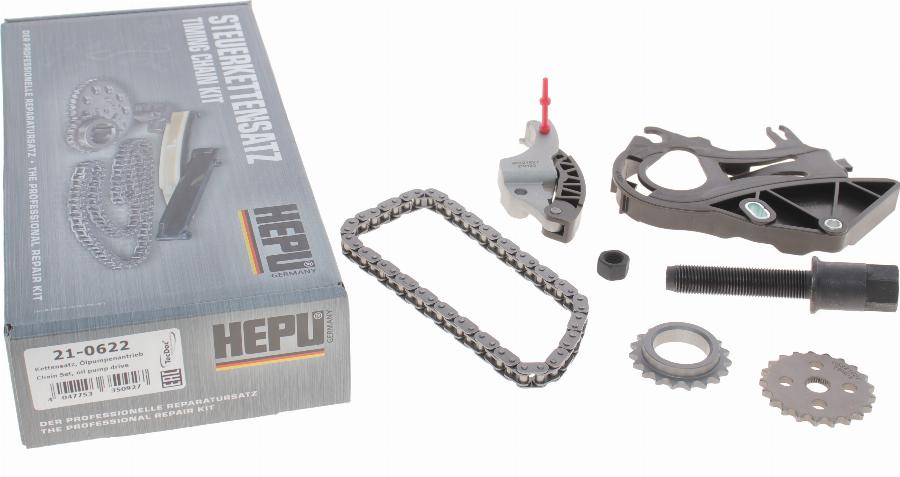 Hepu 21-0622 - Комплект ланцюга, привід масляного насоса autocars.com.ua