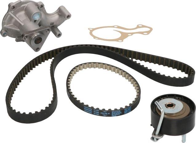 Hepu PK02611 - Водяний насос + комплект зубчатого ременя autocars.com.ua