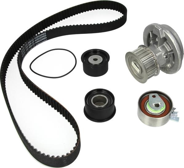 Hepu PK03162 - Водяний насос + комплект зубчатого ременя autocars.com.ua