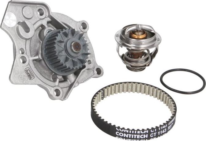 Hepu PK06590TH - Водяний насос + комплект зубчатого ременя autocars.com.ua