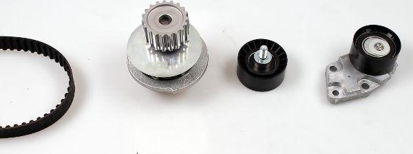 Hepu PK07930 - Водяний насос + комплект зубчатого ременя autocars.com.ua
