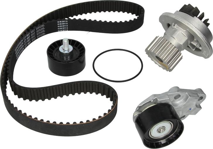 Hepu PK07950 - Водяний насос + комплект зубчатого ременя autocars.com.ua