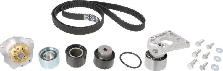 Hepu PK10750 - Водяний насос + комплект зубчатого ременя autocars.com.ua