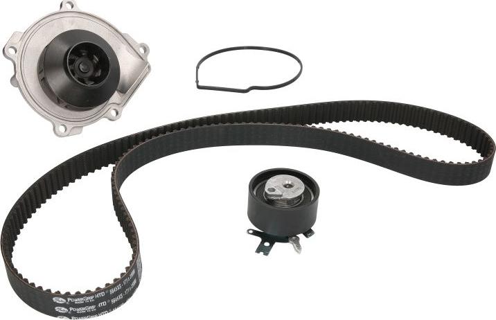 Hepu PK17241 - Водяний насос + комплект зубчатого ременя autocars.com.ua