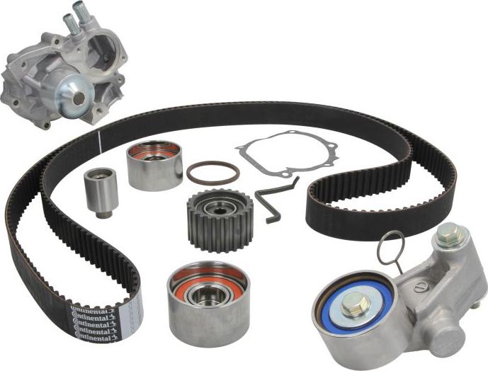 Hepu PK75090 - Водяний насос + комплект зубчатого ременя autocars.com.ua