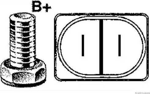 Herth+Buss Elparts 32043941 - Генератор autocars.com.ua