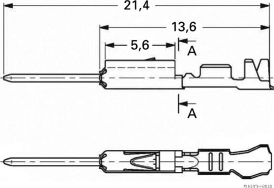 Herth+Buss Elparts 50251479 - Соединительный элемент avtokuzovplus.com.ua