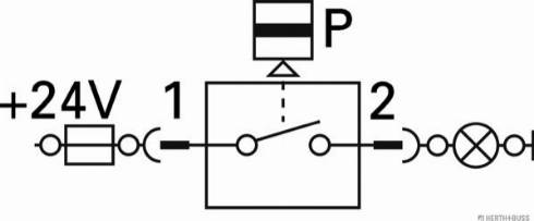 Herth+Buss Elparts 70495271 - Вимикач ліхтаря сигналу гальмування autocars.com.ua