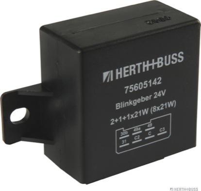 Herth+Buss Elparts 75605142 - Прерыватель указателей поворота avtokuzovplus.com.ua