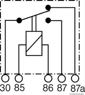 Herth+Buss Elparts 75613174 - Реле, рабочий ток avtokuzovplus.com.ua