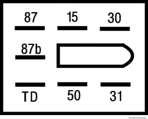 Herth+Buss Elparts 75614084 - Реле, паливний насос autocars.com.ua