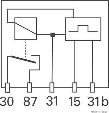 Herth+Buss Elparts 75614235 - Реле, топливный насос autodnr.net