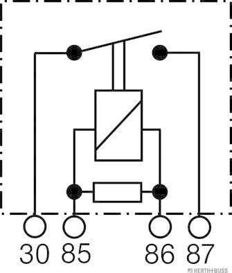 Herth+Buss Elparts 75614603 - Реле, рабочий ток avtokuzovplus.com.ua