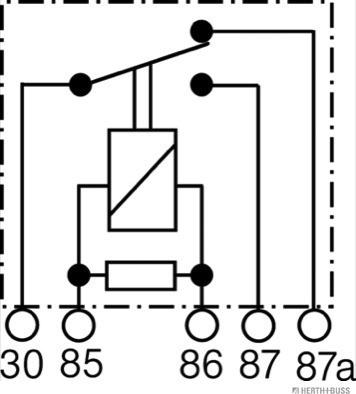 Herth+Buss Elparts 75899932 - Реле, робочий струм autocars.com.ua