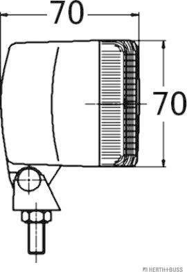 Herth+Buss Elparts 81695021 - Задні протитуманні фари autocars.com.ua