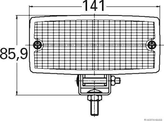 Herth+Buss Elparts 81695021 - Задні протитуманні фари autocars.com.ua