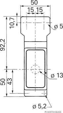 Herth+Buss Elparts 82710046 - Габаритний ліхтар autocars.com.ua