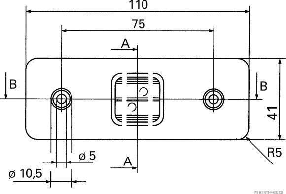 Herth+Buss Elparts 82710188 - Боковий габаритний ліхтар autocars.com.ua