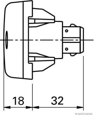 Herth+Buss Elparts 82710225 - Габаритні вогні autocars.com.ua