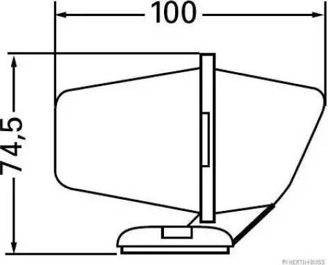 Herth+Buss Elparts 83700185 - Фонарь указателя поворота autodnr.net