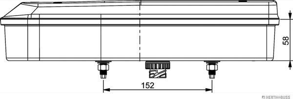 Herth+Buss Elparts 83830173 - Задній ліхтар autocars.com.ua