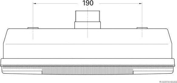 Herth+Buss Elparts 83830360 - Задній ліхтар autocars.com.ua