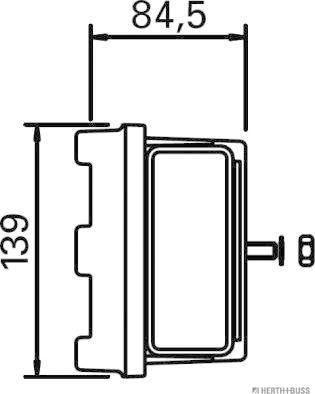 Herth+Buss Elparts 83840588 - Задний фонарь autodnr.net