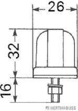 Herth+Buss Elparts 84750016 - Фонарь освещения номерного знака avtokuzovplus.com.ua