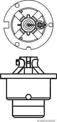 Herth+Buss Elparts 89901319 - Лампа накаливания, фара дальнего света autodnr.net