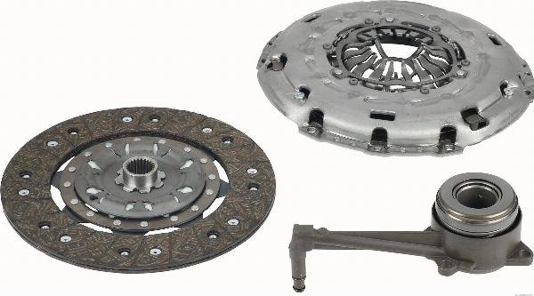 Herth+Buss Jakoparts J2000836 - Комплект зчеплення autocars.com.ua