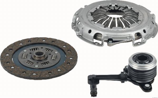 Herth+Buss Jakoparts J2000850 - Комплект зчеплення autocars.com.ua