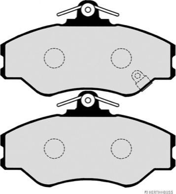 Herth+Buss Jakoparts J3600513 - Гальмівні колодки, дискові гальма autocars.com.ua