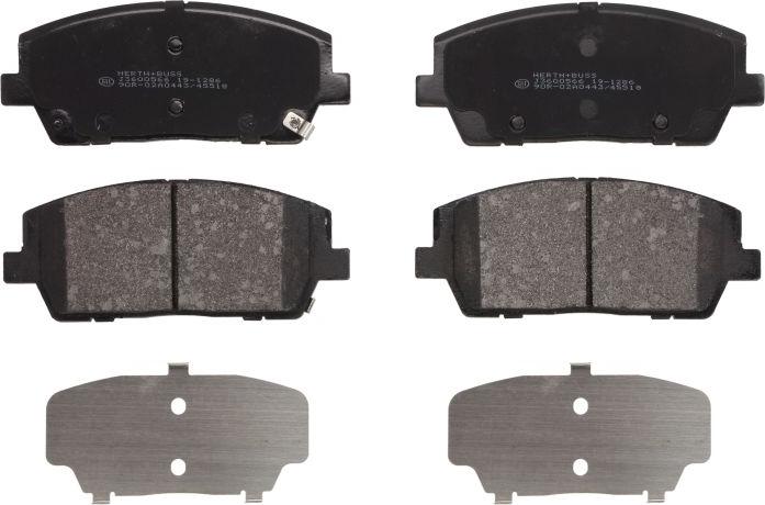 Herth+Buss Jakoparts J3600566 - Гальмівні колодки, дискові гальма autocars.com.ua