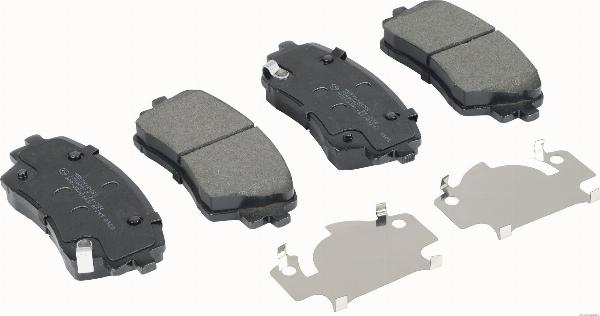 Herth+Buss Jakoparts J3600577 - Гальмівні колодки, дискові гальма autocars.com.ua