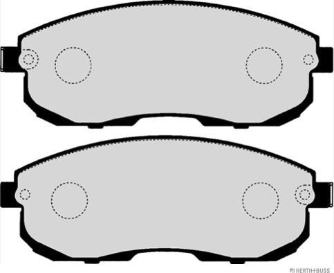 Herth+Buss Jakoparts J3601097 - Колодки гальмівні дискові передні NISSAN вир-во Jakoparts autocars.com.ua