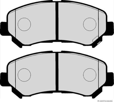 Herth+Buss Jakoparts J3601098 - Гальмівні колодки, дискові гальма autocars.com.ua