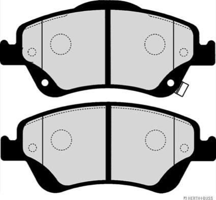 Herth+Buss Jakoparts J3602001 - Тормозные колодки, дисковые, комплект autodnr.net