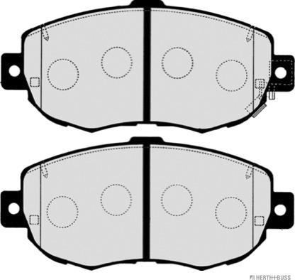 Herth+Buss Jakoparts J3602072 - Тормозные колодки, дисковые, комплект avtokuzovplus.com.ua