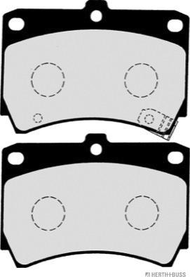 Herth+Buss Jakoparts J3603036 - Тормозные колодки, дисковые, комплект autodnr.net