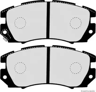 Herth+Buss Jakoparts J3607009 - Тормозные колодки, дисковые, комплект autodnr.net