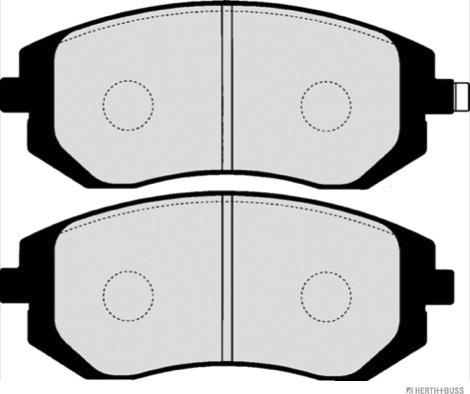 Herth+Buss Jakoparts J3607017 - Тормозные колодки, дисковые, комплект autodnr.net