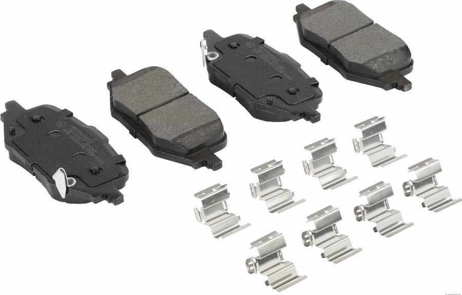 Herth+Buss Jakoparts J3613027 - Гальмівні колодки, дискові гальма autocars.com.ua