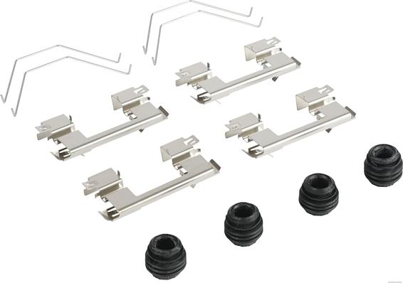 Herth+Buss Jakoparts J3660318 - Комплектуючі, колодки дискового гальма autocars.com.ua